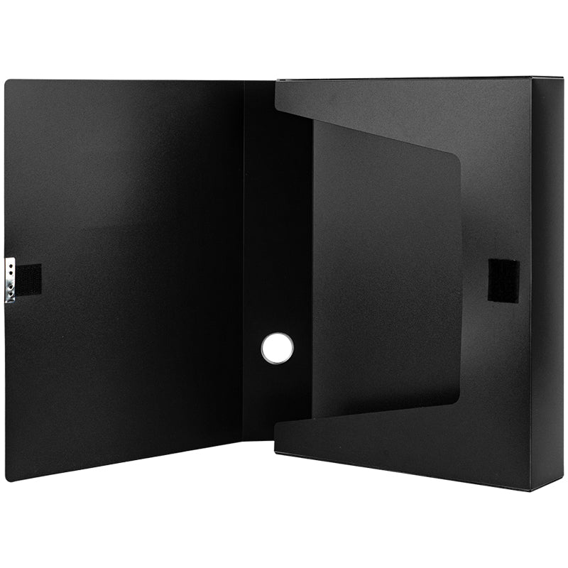 File box, A4, black