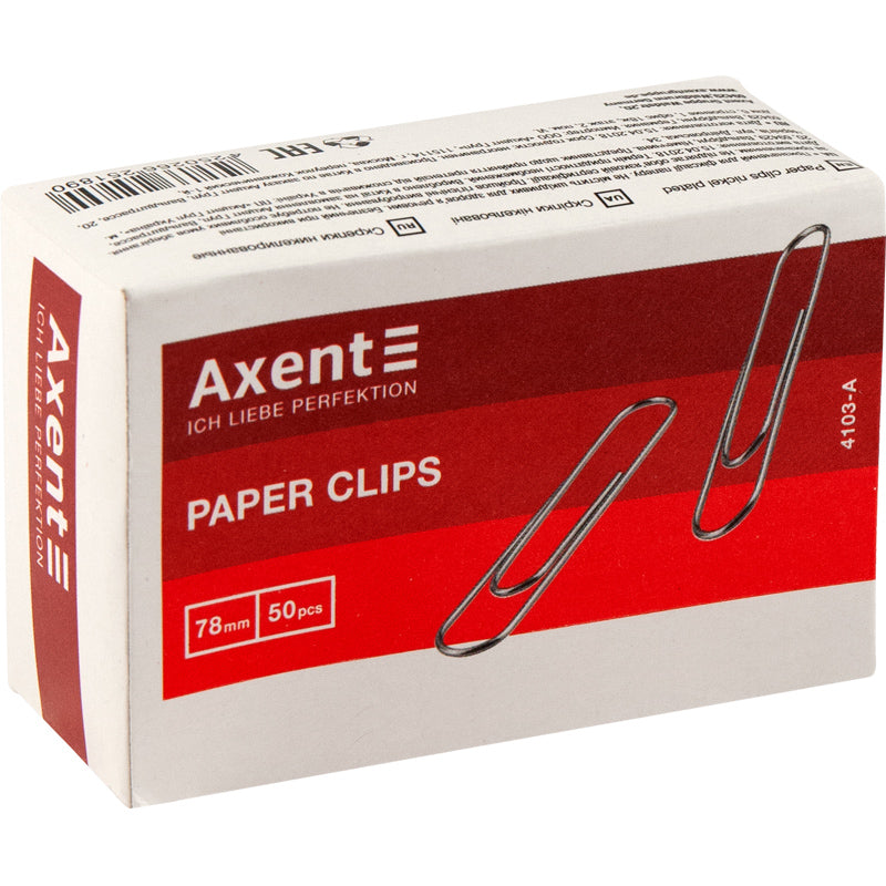 Paper clips Axent 4103-A, 78 mm
