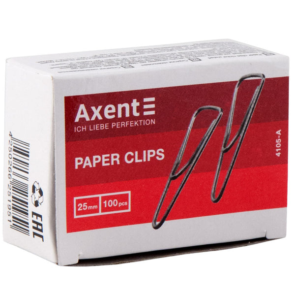 Paper clips with a bend Axent 4105-A, triangular, 25 mm
