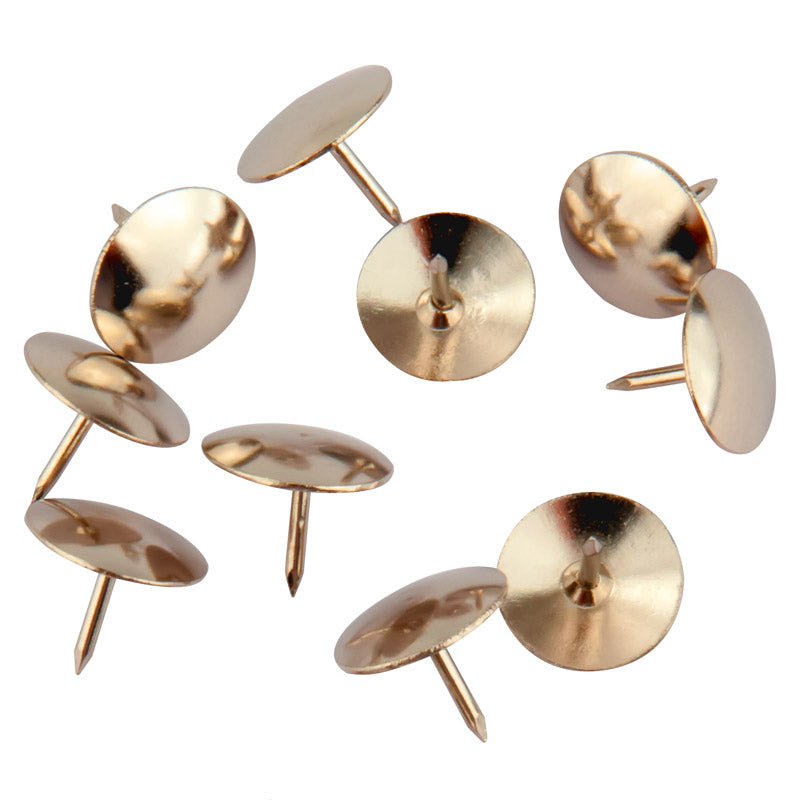 Push pins Axent 4202-A, copper-plated, 50 pcs.