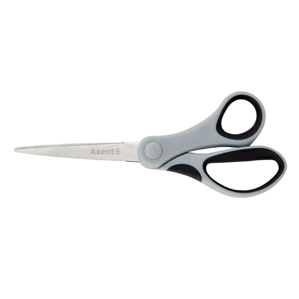 Scissors Axent  Duoton 6301-01-A, 18 cm, grey-black