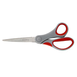 Scissors Axent  Duoton 6301-06-A, 18cm, grey-red