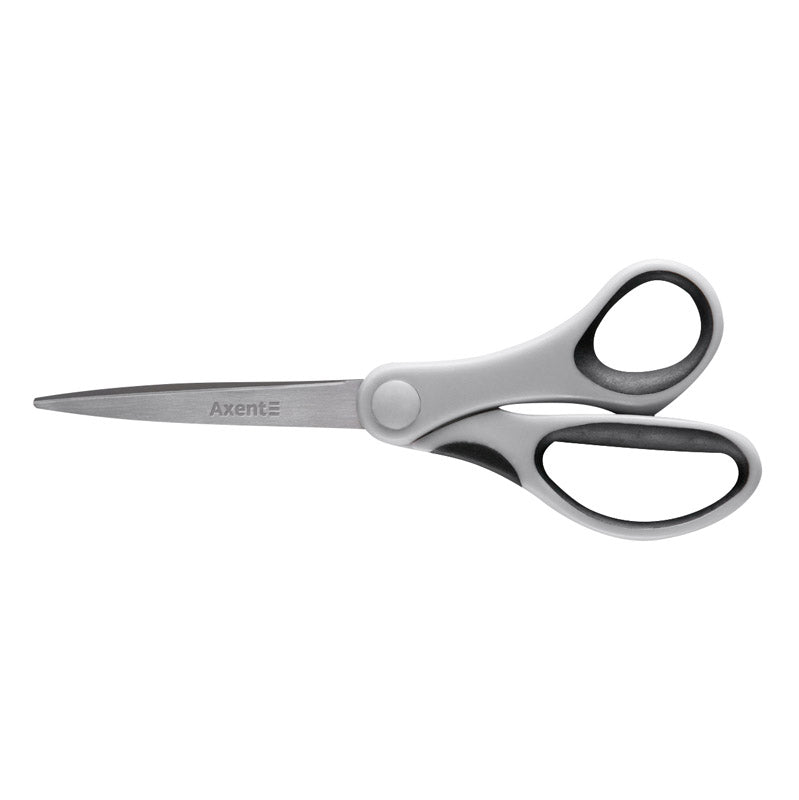Scissors Axent  Duoton 6302-01-A, 20cm, grey-black