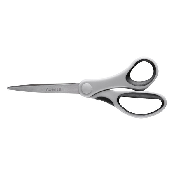 Scissors Axent  Duoton 6302-01-A, 20cm, grey-black