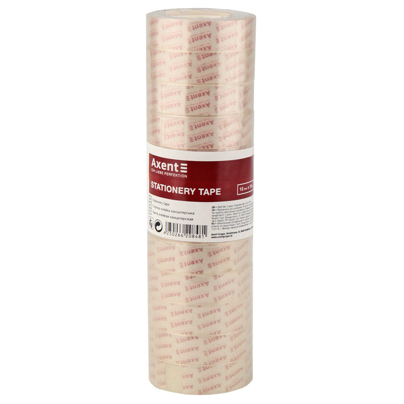 Scotch tape Axent 3011-A, 12mm*10yards, 40 micron