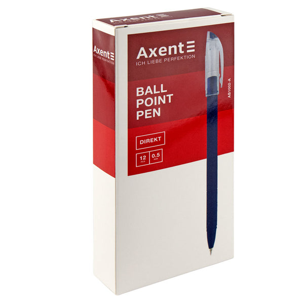 Ballpoint pen Axent Direkt AB1002-01-A, 0,5 mm, black 