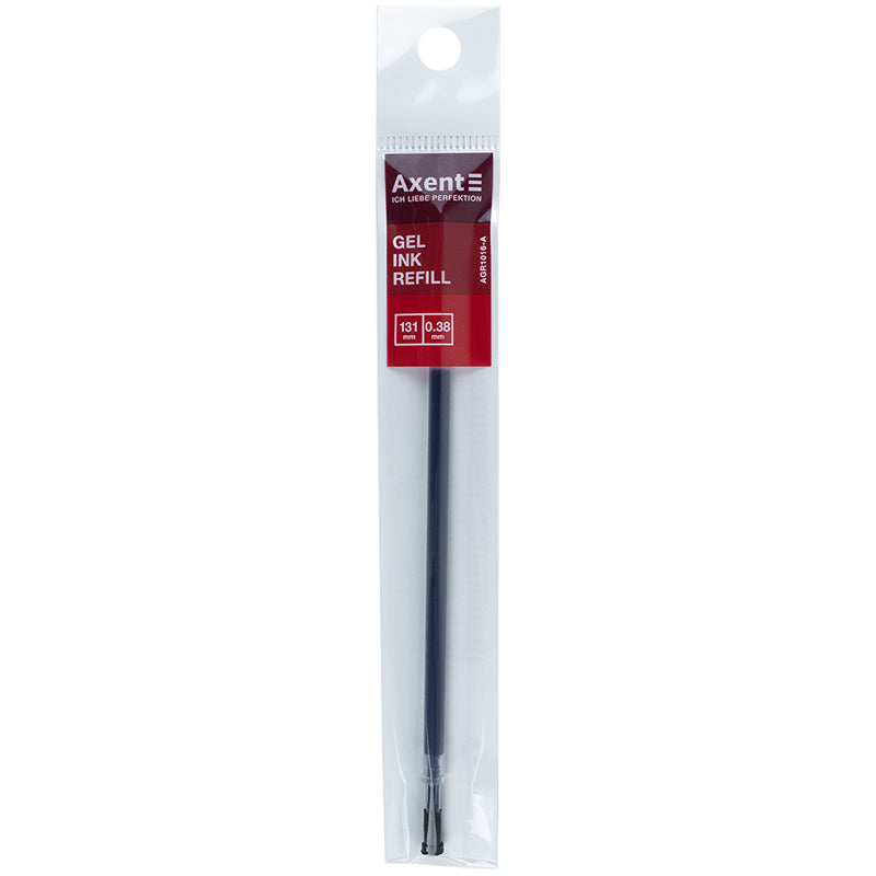 Gel ink pen refill Axent AGR1016-02-A, 0,38 mm, 131mm, blue