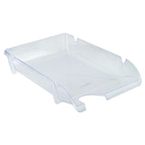 Document tray Delta D4002, horizontal, clear