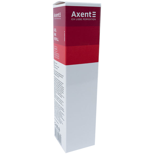 Gel ink pen refill Axent AGR1024-01-A, 0,5 mm, 131mm, black