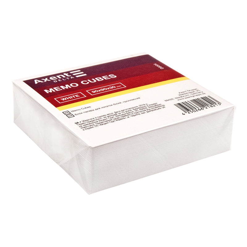 Note paper white Delta D8004, 90Х90Х30mm, glued