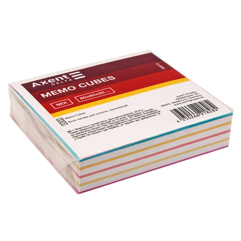 Note paper Delta "MIX" D8012, 80Х80Х20mm, glued