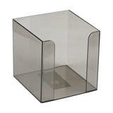 Paper cube holder Delta D4005-28, 90x90x90 mm, charcoal-grey