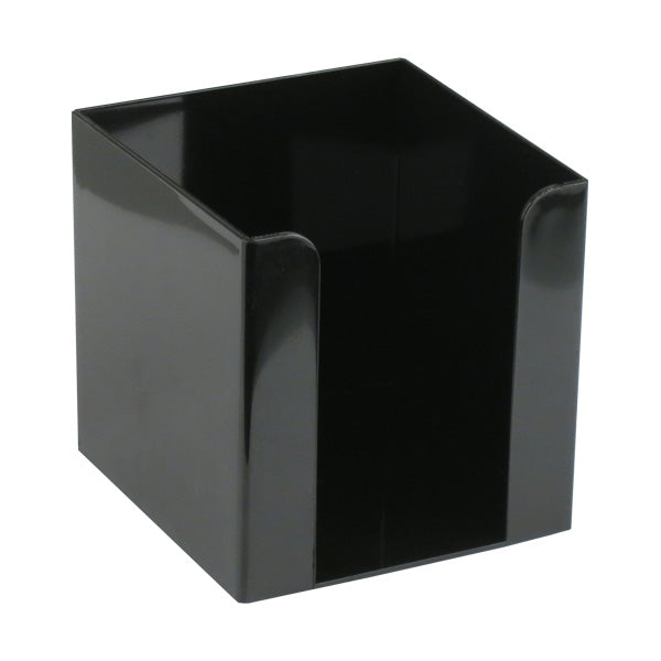 Cube paper holder Delta D4005-01, 90x90x90 mm, black