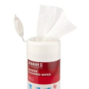 Computer screen wet wipes Axent 5302-A, 100 pcs.