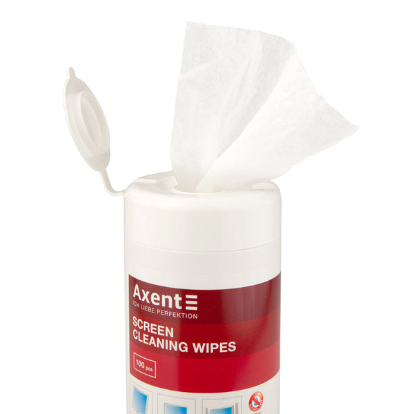 Computer screen wet wipes Axent 5302-A, 100 pcs.