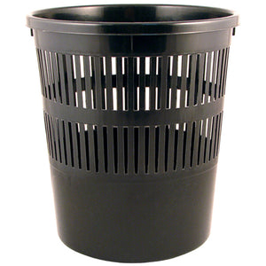Kosz na papier Delta D4007-01, 8 l, czarny
