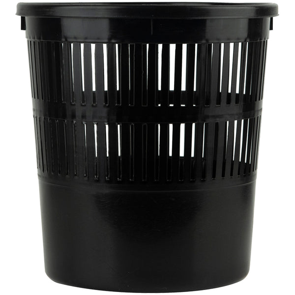 Kosz na papier Delta D4007-01, 8 l, czarny