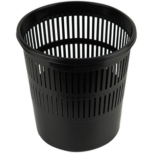 Kosz na papier Delta D4007-01, 8 l, czarny