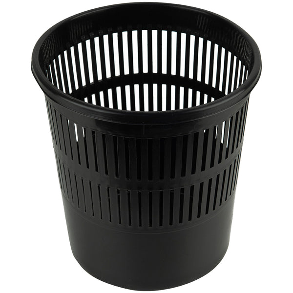 Kosz na papier Delta D4007-01, 8 l, czarny