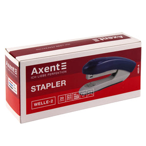 Stapler Axent Welle-2 4820-06-A, plastic, №24/6, 20 sheets, red 