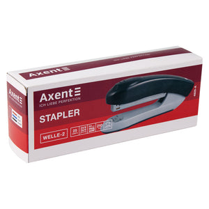 Zszywacz  Axent Welle-2 4825-06-A, plastikowy, №24/6, 25 kartek, czerwony