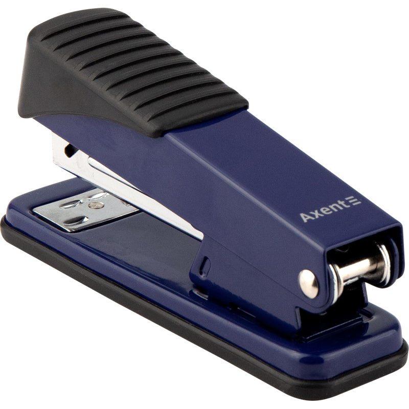 Stapler Axent Exakt-2 4925-02-A, metal, №24/6, 25 sheets, blue
