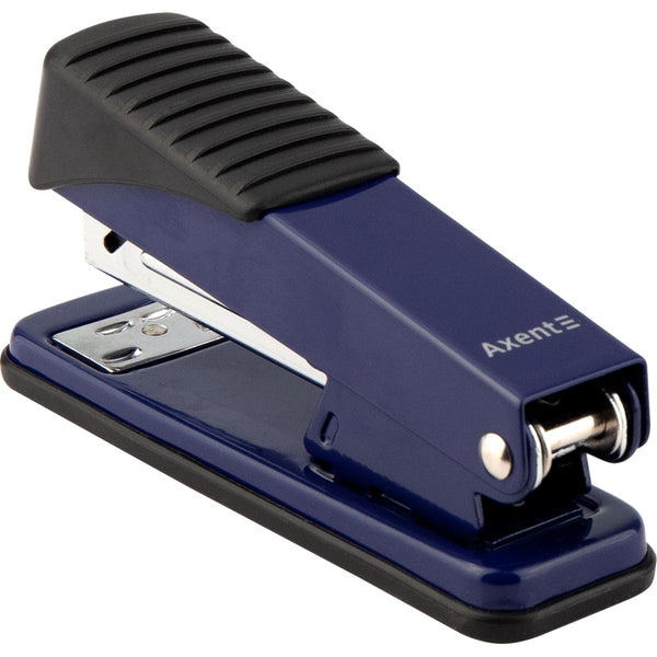 Stapler Axent Exakt-2 4925-02-A, metal, №24/6, 25 sheets, blue