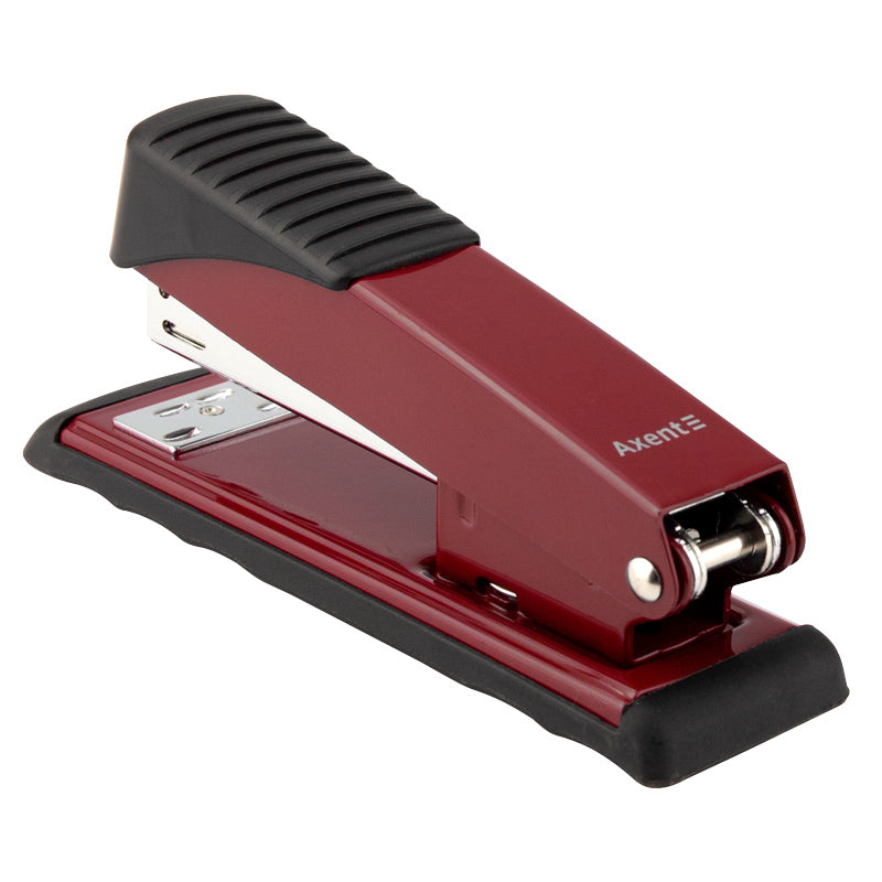 Stapler Axent Exakt-2 4926-06-A, metal, №24/6, 25 sheets, red