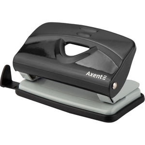 Hole punch Axent Exakt-2 3910-01-A, metal, 10sheets, black
