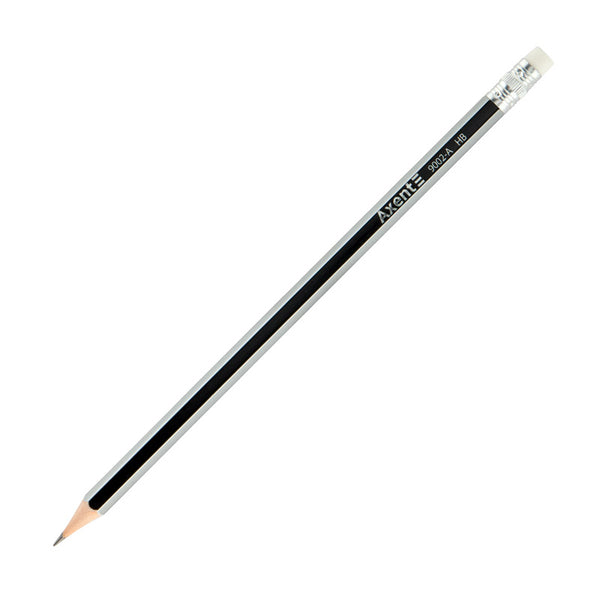 Graphite pencil with eraser Axent 9002-A, НВ, 2.2 mm