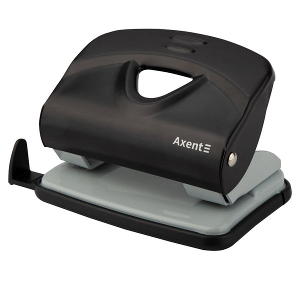Dziurkacz Axent Exakt-2 3920-01-A, metalowy, 20 kartek, czarny