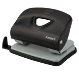 Hole punch Axent Exakt-2 3920-01-A, metal, 20 sheets, black