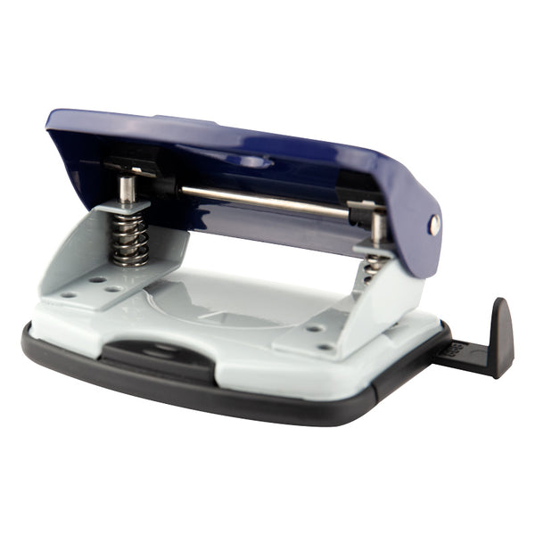 Dziurkacz Axent Exakt-2 3920-02-A, metalowy, 20 kartek, niebieski