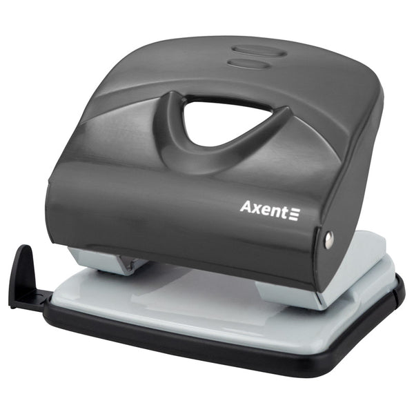 Dziurkacz Axent Exakt-2 3930-01-A, metalowy, 30 kartek, czarny