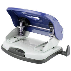 Dziurkacz Axent Exakt-2 3930-02-A, metalowy, 30 kartek, niebieski