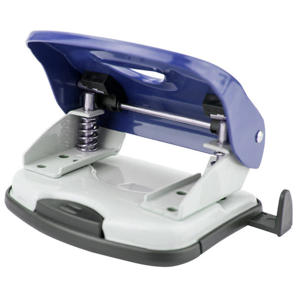 Dziurkacz Axent Exakt-2 3930-02-A, metalowy, 30 kartek, niebieski