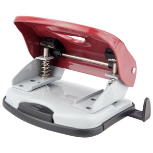 Dziurkacz Axent Exakt-2 3930-06-A, metalowy, 30 kartek, czerwony