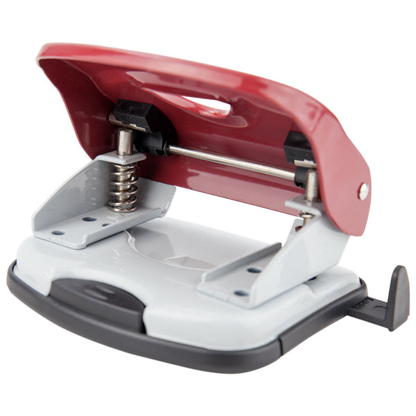 Dziurkacz Axent Exakt-2 3930-06-A, metalowy, 30 kartek, czerwony