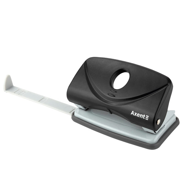 Dziurkacz Axent Welle-2 3810-01-A, plastikowy, 10 kartek, czarny
