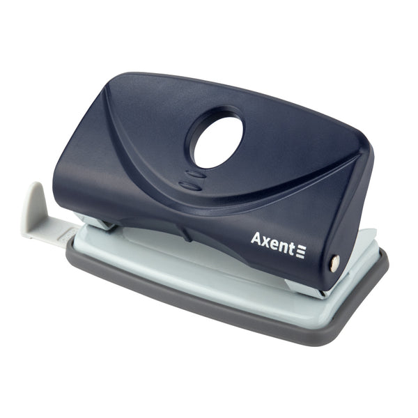 Hole punch Axent Welle-2 3810-02-A, plastic top, 10 sheets, blue 