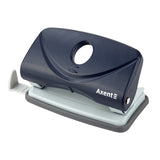 Hole punch Axent Welle-2 3810-02-A, plastic top, 10 sheets, blue 