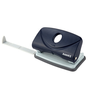 Hole punch Axent Welle-2 3810-02-A, plastic top, 10 sheets, blue 