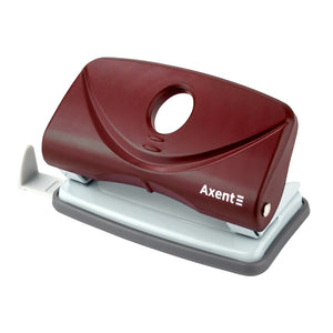 Dziurkacz Axent Welle-2 3810-06-A, plastikowy, 10 kartek, czerwony