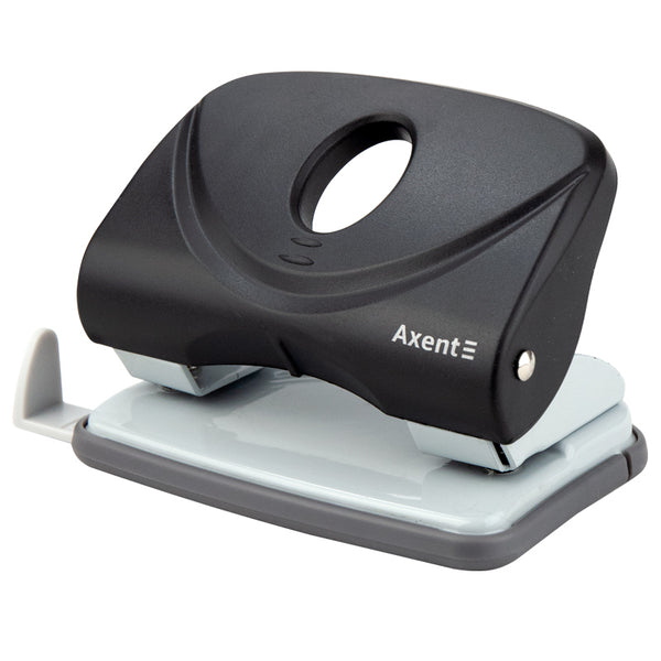 Dziurkacz Axent Welle-2 3820-01-A, plastikowy, 20 kartek, czarny