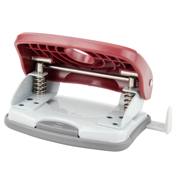 Dziurkacz Axent Welle-2 3820-06-A, plastikowy, 20 kartek, czerwony