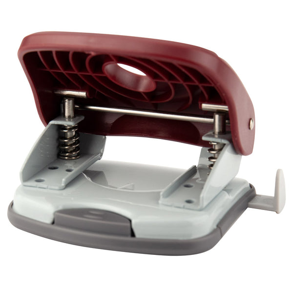Dziurkacz Axent Welle-2 3830-06-A, plastikowy, 30 kartek, czerwony