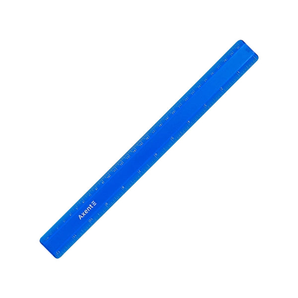 Ruler Axent 7530-02-A, 30 cm, plastic, blue