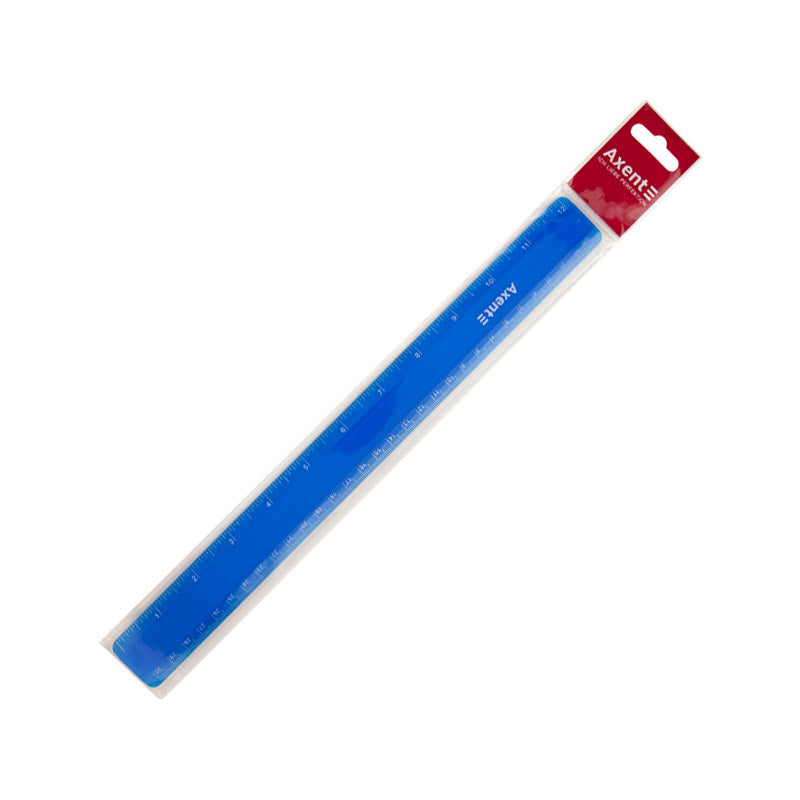 Ruler Axent 7530-02-A, 30 cm, plastic, blue