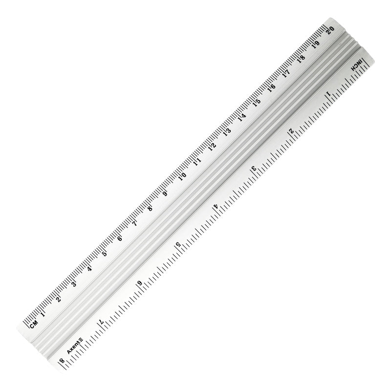 Ruler Axent 7420-A, aluminum, 20cm