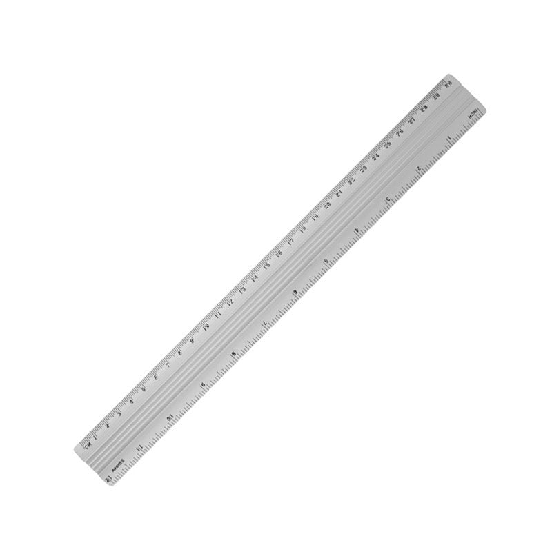 Ruler Axent 7430-A, aluminum, 30cm